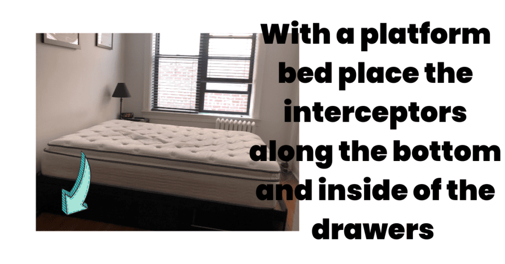 can you use interceptors with a platform bed
