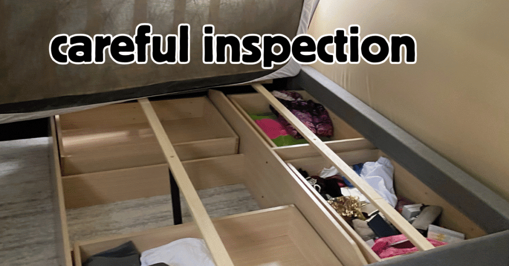 careful inspection