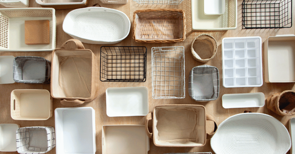 organizing for less clutter